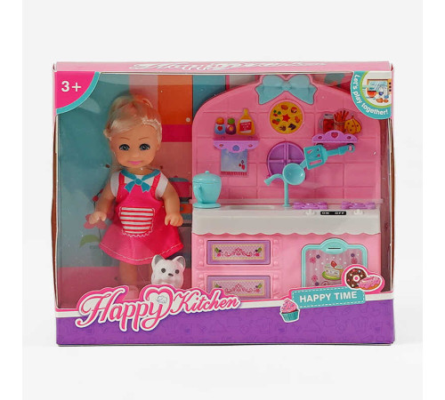 Лялька 789 C (180/2) висота 12 см, домашній улюбленець, кухня, в коробці