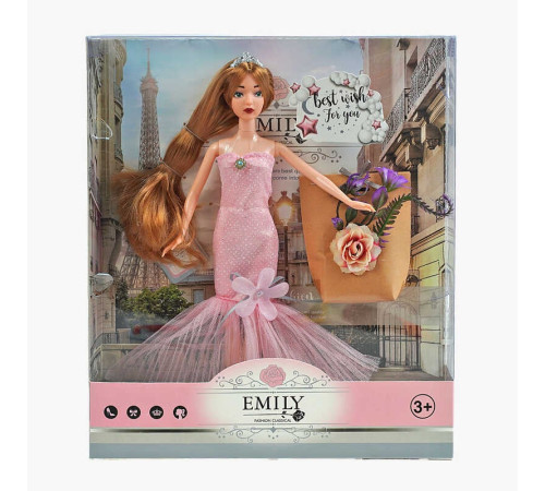 Лялька QJ 117 D (48/2) висота 30 см, аксесуари, штучні квіти, в коробці