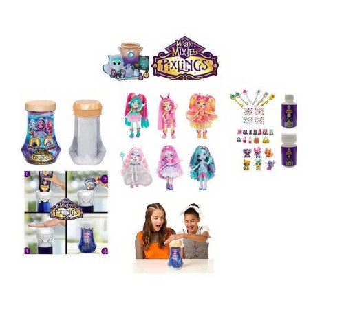 Лялька TK 2038 (144/2) 15 см, чарівна вода, шарнірні суглоби, аксесуари, наліпки, в коробці, ВИДАЄТЬСЯ МІКС ВИДІВ