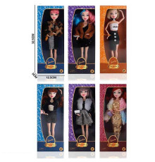 Лялька LK 1481-5 (144/2) 6 видів, шарнірні суглоби, в коробці, ВИДАЄТЬСЯ ТІЛЬКИ МІКС ВИДІВ