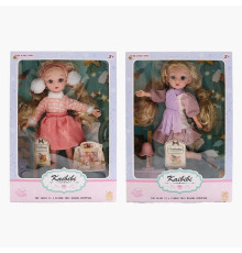 Лялька WG 801-1 (48/2) 2 види, висота: 30 см, знімний одяг, шарнірні суглоби, в коробці