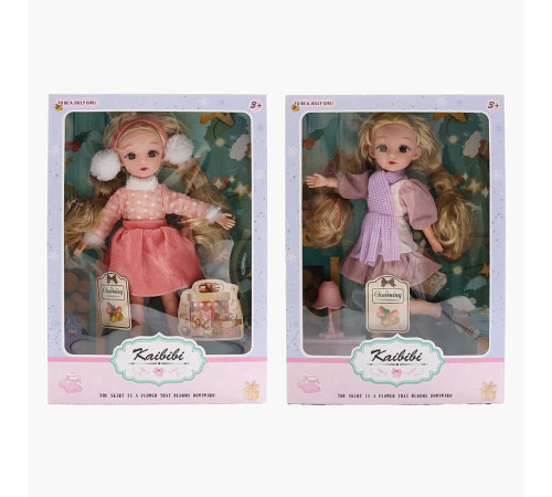 Лялька WG 801-1 (48/2) 2 види, висота: 30 см, знімний одяг, шарнірні суглоби, в коробці