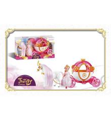 Лялька 121 A (28/2) 15 см, карета, поні, звуки, поні ходить, на батарейках, в коробці