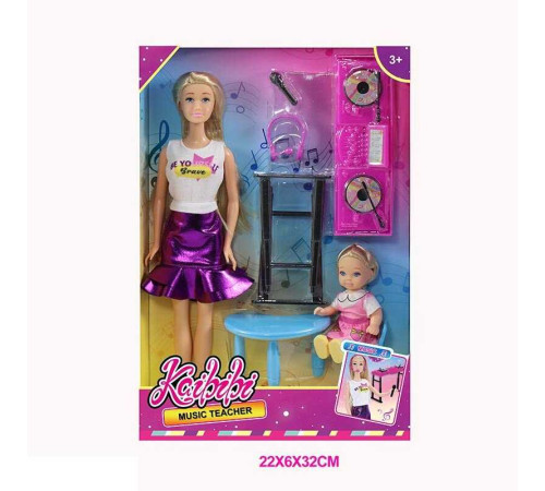 Лялька WG 244 (72/2) 30 см, аксесуари, знімний одяг, діджейський пульт, в коробці – в наличии! Купите сейчас у KAZKOVA
