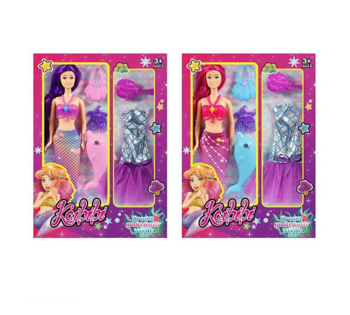 Лялька WG 219 (48/2) 2 види, висота: 30см, знімний одяг, рухомі кінцівки, улюбленець, аксесуари, змінний одяг, в коробці