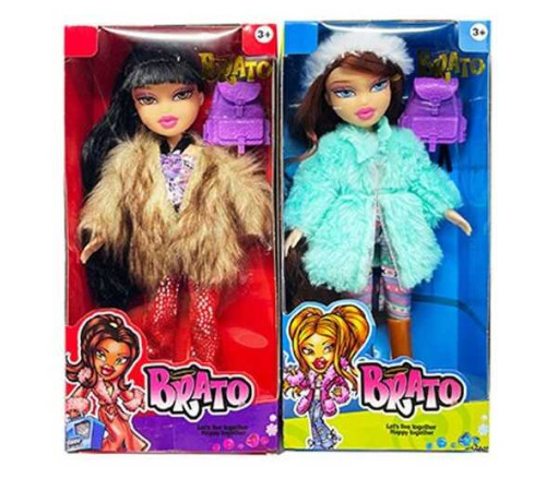 Лялька DK 353 (144/2) 2 види, висота 25.5 см, знімний одяг, шарнірні кінцівки, рюкзак, в коробці