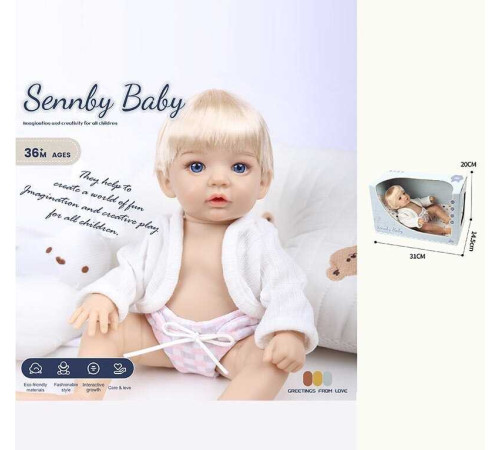 Лялька SNB 222 J (36) висота: 31 см, знімний одяг, рухливі кінцівки, в коробці