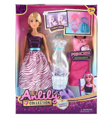 Лялька 616330 (36) висота 30 см, знімний одяг, 3 змінні сукні, аксесуари, рухомі кінцівки, в коробці