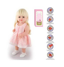 Лялька AFD 8866-52 S (12) висота: 52 см, функціональна, гумова, звуки, прошите волосся, аксесуари, в коробці