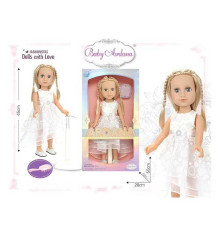 Лялька A 662 B (18/2) "Модниця", аксесуари, 45 см, в коробці