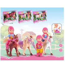 Ляльковий набір LLQ 89017 (72/2) "Кінна прогулянка", в коробці