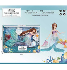 Лялька QJ 137 (36/2) "Русалонька", висота 30 см, фігурка морського мешканця, у коробці