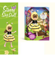 Лялька SK 047 (64/2) "Бджілка", висота 32 см, квіти, в коробці