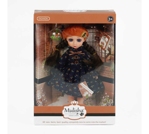 Лялька QJ 105 D (48/2) висота 30 см, капелюшок, улюбленець, в коробці