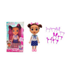 Лялька HBX 22 (240/2) висота - 17 см, щільна гума, у коробці