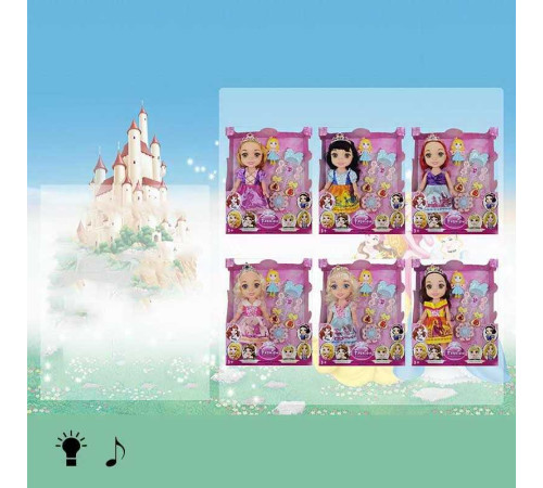 Лялька K 065 X-8 (36/2) музичний чіп, аксесуари, висота 32 см, в коробці, ВИДАЄТЬСЯ МІКС ВИДІВ