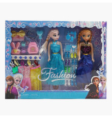 Набір ляльок 1931 C (40/2) 2 ляльки, 26 см, шарнірні суглоби, аксесуари, одяг, в коробці