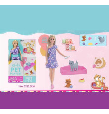 Лялька WG 201 (96/2) висота: 30см, улюбленці, знімний одяг, аксесуари, в коробці