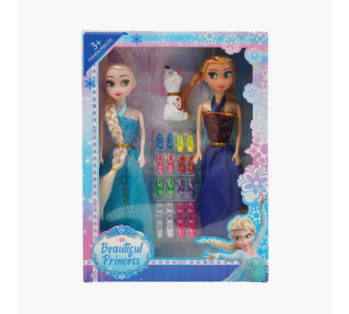 Набір ляльок 881 Y3 (72/2) 2 ляльки, 27 см, знімний одяг, рухомі кінцівки, фігурка героя, аксесуари, в коробці