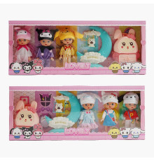 Набір ляльок XD 113 C (60/2) 2 види, висота - 17 см, знімний одяг, взуття, аксесуари, рухомі елементи, в коробці