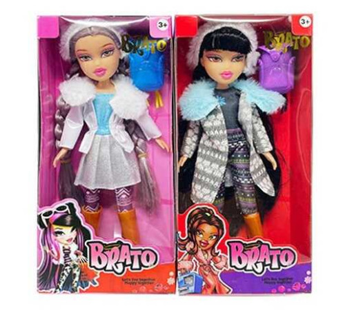 Лялька DK 354 (144/2) 2 види, висота 25.5 см, знімний одяг, шарнірні кінцівки, рюкзак, в коробці