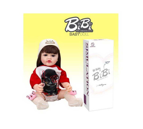 Лялька XBY 5532 IC (12) звуки, висота 52 см, гумова, пляшечка, памперс, соска, пов’язка, шкарпетки, в коробці