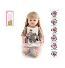 Лялька AFD 8866-12 S (12) висота: 52 см, функціональна, гумова, звуки, прошите волосся, аксесуари, в коробці