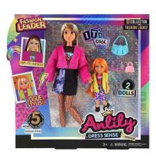 Набір ляльок 616806 (24) 2 ляльки, висота: 30 см, маленька лялька: 12 см, шарнірні з’єднання суглобів, знімний одяг та взуття, аксесуари, в коробці