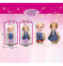 Лялька SK 095 C (144/2) 2 види, висота: 16 см, імітація скляних очей, шарнірні суглоби, на листі