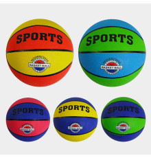 М`яч баскетбольний С 54977 (50) 5 видів, матеріал PVC, вага 550 грамів, розмір №7, ВИДАЄТЬСЯ ТІЛЬКИ МІКС ВИДІВ