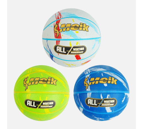 М`яч баскетбольний C 56005 (30) 3 види, вага 550 грамів, матеріал PVC, розмір №7