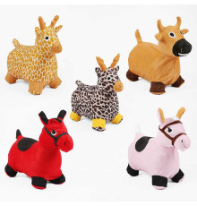 Стрибун гумовий C 75178 (30) “Тваринка”, знімний текстильний чохол, на блискавці, в пакеті, ВИДАЄТЬСЯ ТІЛЬКИ МІКС ВИДІВ