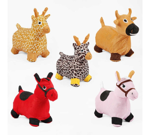 Стрибун гумовий C 75178 (30) “Тваринка”, знімний текстильний чохол, на блискавці, в пакеті, ВИДАЄТЬСЯ ТІЛЬКИ МІКС ВИДІВ