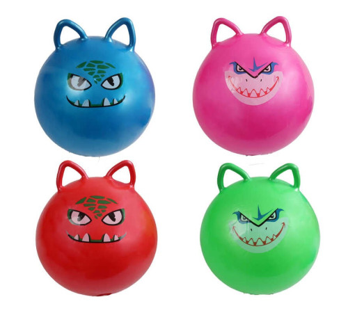 М`яч гумовий C 70954 (60) діаметр 44 см, ручки-вушка, в пакеті, ВИДАЄТЬСЯ ТІЛЬКИ МІКС ВИДІВ