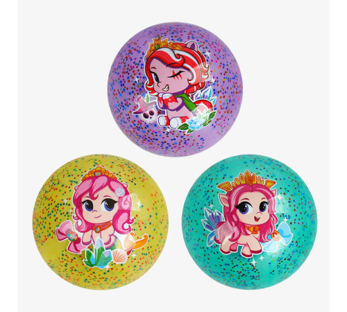 М`яч гумовий С 60280 (300) діаметр - 13 см, в пакеті, ВИДАЄТЬСЯ МІКС