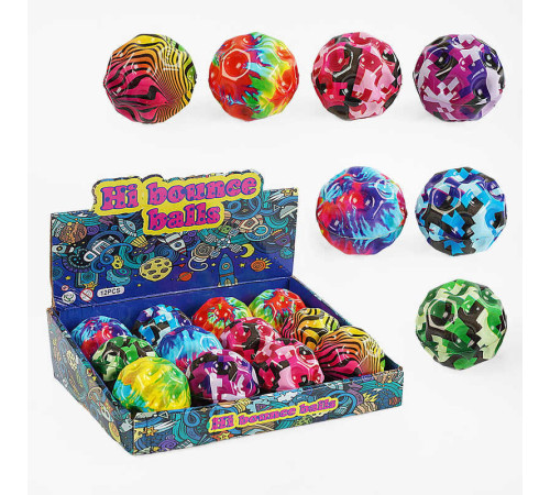 М`яч "Гравіті бол" C 66940 (32) 7 см, гравітаційний стрибунець, ЦІНА ЗА 12 ШТУК В БЛОЦІ