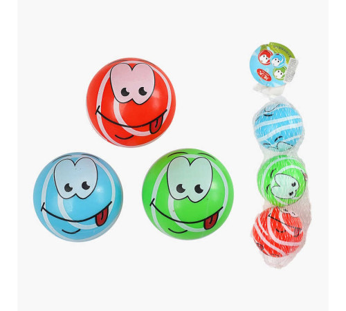 М`яч гумовий С 70483 (300) ЦІНА ЗА 3 ШТУКИ У СІТЦІ, 6 см діаметр