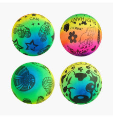 М`яч гумовий F 43249 (600) діаметр - 19 см, в пакеті, ВИДАЄТЬСЯ ТІЛЬКИ МІКС ВИДІВ