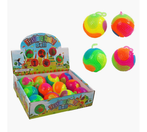 М`яч стрибун C 70429 (30) ЦІНА ЗА 12 ШТУК В БЛОЦІ, підсвічування, пискавка, в коробці
