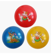 М`яч гумовий C 72531 (500) діаметр - 21 см, в пакеті, ВИДАЄТЬСЯ ТІЛЬКИ МІКС ВИДІВ