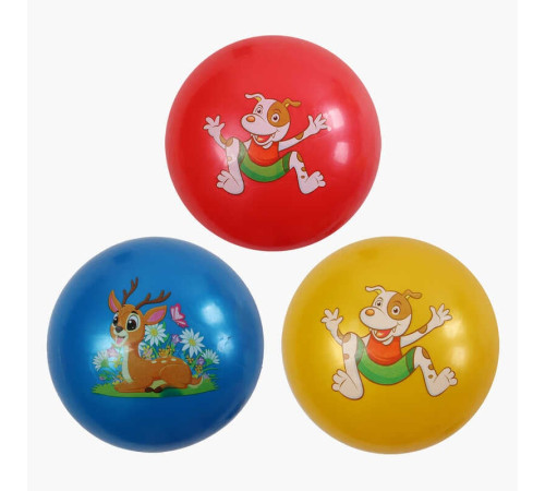 М`яч гумовий C 72531 (500) діаметр - 21 см, в пакеті, ВИДАЄТЬСЯ ТІЛЬКИ МІКС ВИДІВ