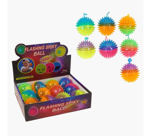 М`яч стрибун C 70420 (30) ЦІНА ЗА 12 ШТУК В БЛОЦІ, підсвічування, пискавка, в коробці