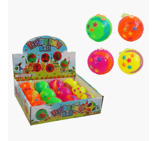 М`яч стрибун C 70430 (30) ЦІНА ЗА 12 ШТУК В БЛОЦІ, підсвічування, пискавка, в коробці