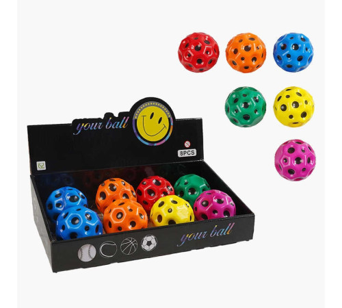 М`яч "Гравіті бол" B 39292 (18) ЦІНА ЗА 8 ШТУК В БЛОЦІ, підсвічування, D=8 см, в коробці