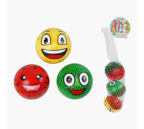 М`яч гумовий С 70490 (300) ЦІНА ЗА 3 ШТУКИ У СІТЦІ, 6 см діаметр