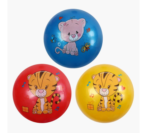 М`яч гумовий C 72533 (500) діаметр - 21 см, в пакеті, ВИДАЄТЬСЯ ТІЛЬКИ МІКС ВИДІВ