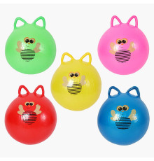 М`яч для фітнесу C 74522 (60) діаметр 32 см, висота з вушками - 40 см, у пакеті, ВИДАЄТЬСЯ МІКС