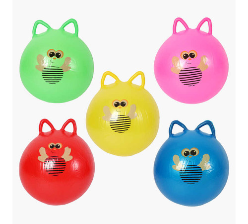 М`яч для фітнесу C 74522 (60) діаметр 32 см, висота з вушками - 40 см, у пакеті, ВИДАЄТЬСЯ МІКС