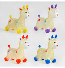 Стрибун гумовий M 48561 (30) 4 види, "Олень", вага 1300 грамів, у пакеті, ВИДАЄТЬСЯ ТІЛЬКИ МІКС ВИДІВ