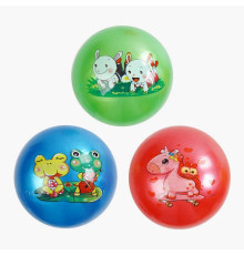 М`яч гумовий F 43260 (600) діаметр - 19 см, в пакеті, ВИДАЄТЬСЯ ТІЛЬКИ МІКС ВИДІВ